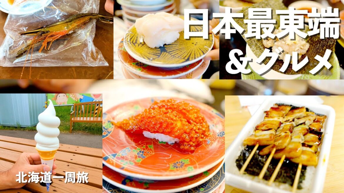 【北海道1周】日本最東端を目指しながら、人生1美味しいソフトクリームに出会った!!グルメグルメグルメ♪｜野付半島｜納沙布岬｜グルメ｜ドライブ｜田舎暮らし｜北海道｜4K
