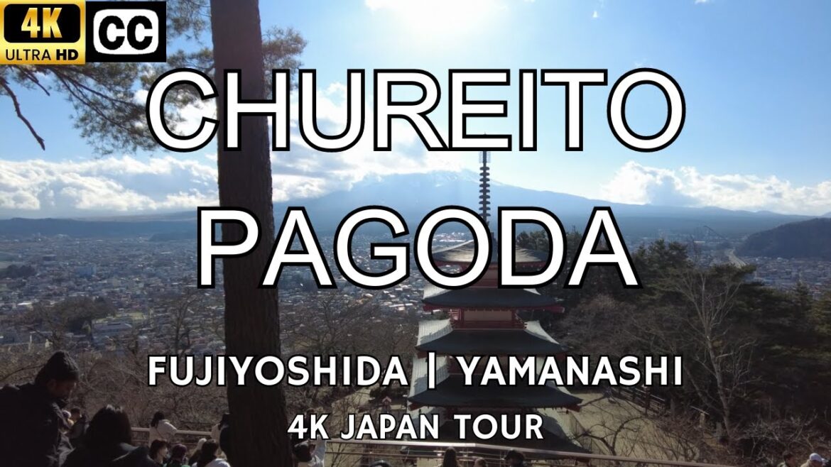 [4K] Japan Walk Tour | Chureito Pagoda | Mount Fuji