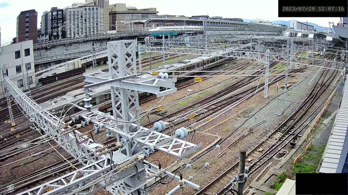 【ARCHIVE】Kyoto Station Live Cam JR京都駅  鉄道ライブカメラ  京都ライブカメラ TrainCam 2023/07/20 12:00～