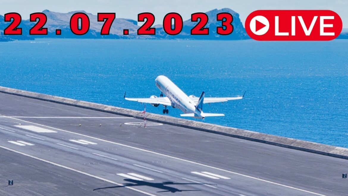 LIVE From Madeira Island Airport 22.07.2023 LIVE From Madeira Island Airport 22.07.2023