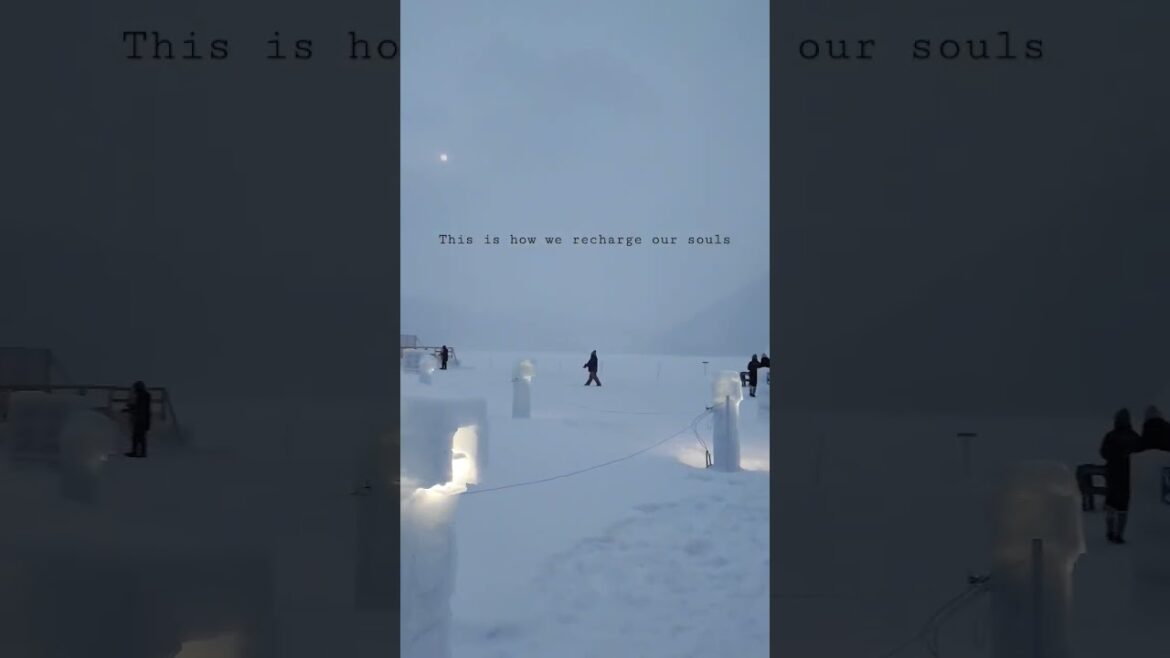 A magical evening in #Hokkaido, #Japan. 📍 Shikaribetsu Igloo Village #japantravel #snowfestival