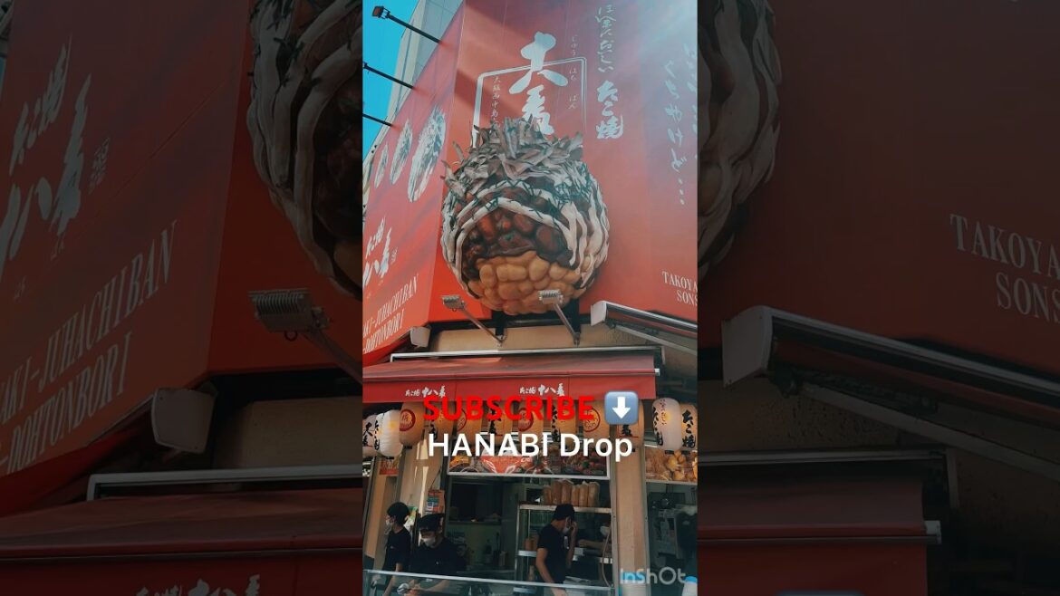 Japanese street food - TAKOYAKI - JUHACHIBAN SONS DOHTONBORI osaka Japan🇯🇵 大阪 道頓堀