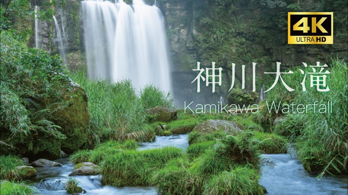 圧巻!!大迫力の神川大滝と神秘的な清流のほとり。絶景と癒やしの3時間。【4K映像+自然環境音/ASMR】心身のリラックス、眠れない夜や集中用BGMにどうぞ。 圧巻!!大迫力の神川大滝と神秘的な清流のほとり。絶景と癒やしの3時間。【4K映像+自然環境音/ASMR】心身のリラックス、眠れない夜や集中用BGMにどうぞ。