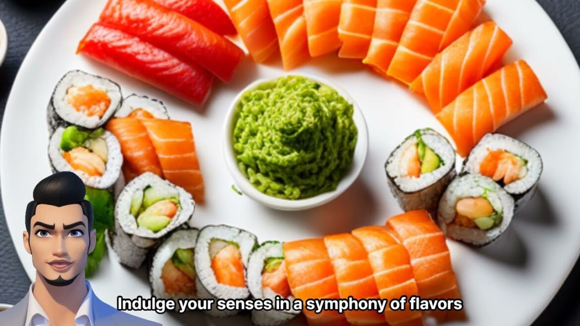 Where can you taste famous sushi, a traditional Japanese dish