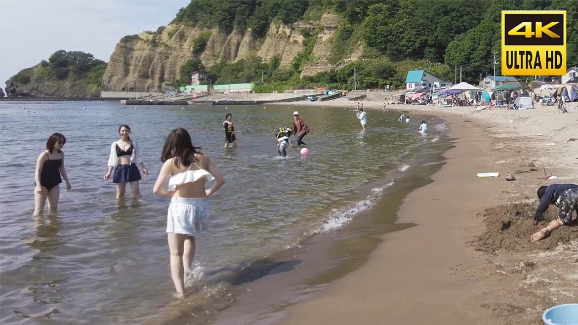 【4K】小樽 蘭島海水浴場 散歩 2023 | 日本 北海道 小樽市 蘭島【Binaural ASMR】 【4K】小樽 蘭島海水浴場 散歩 2023 | 日本 北海道 小樽市 蘭島【Binaural ASMR】