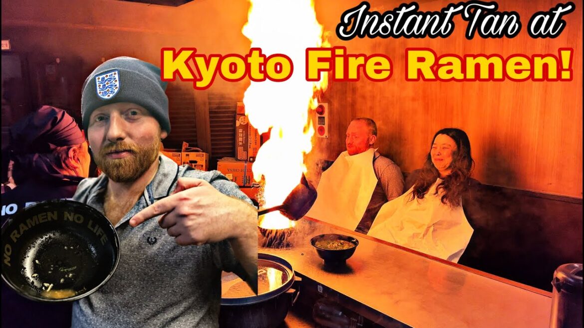 Getting an instant tan at Kyoto Fire Ramen! Getting an instant tan at Kyoto Fire Ramen!