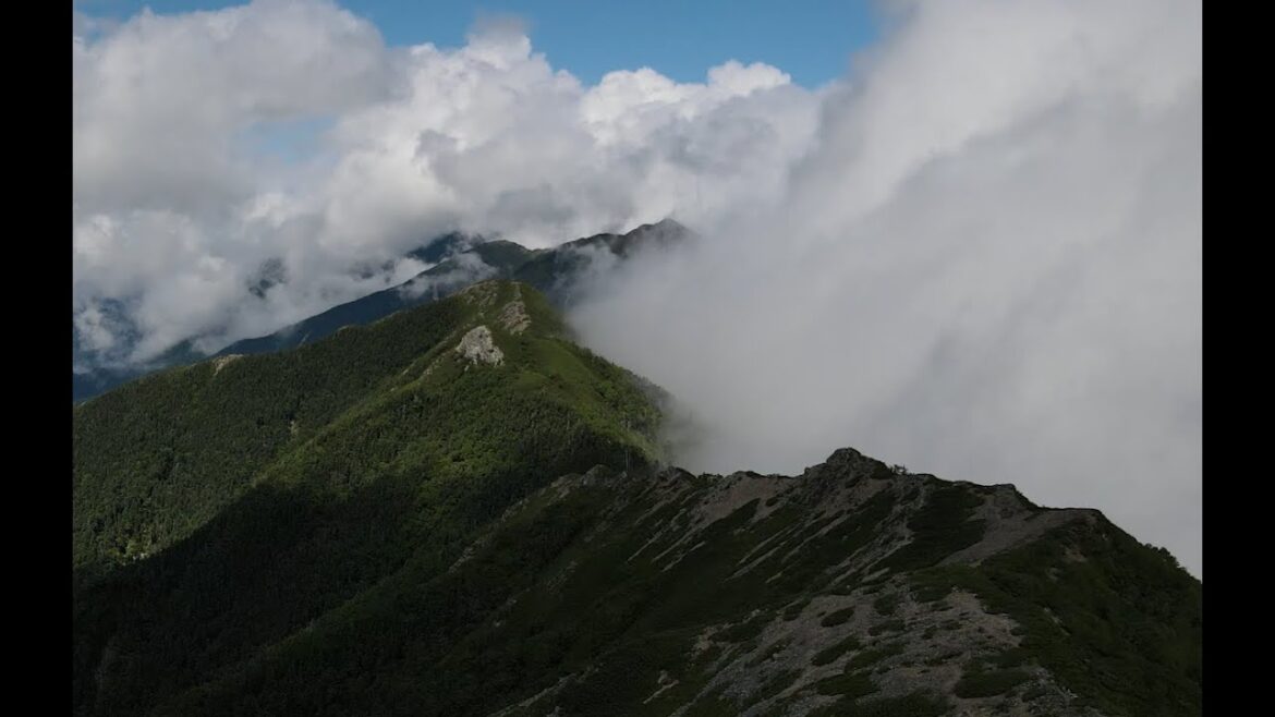 Hiking the Japanese Southern Alps #hiking #Japan #drone