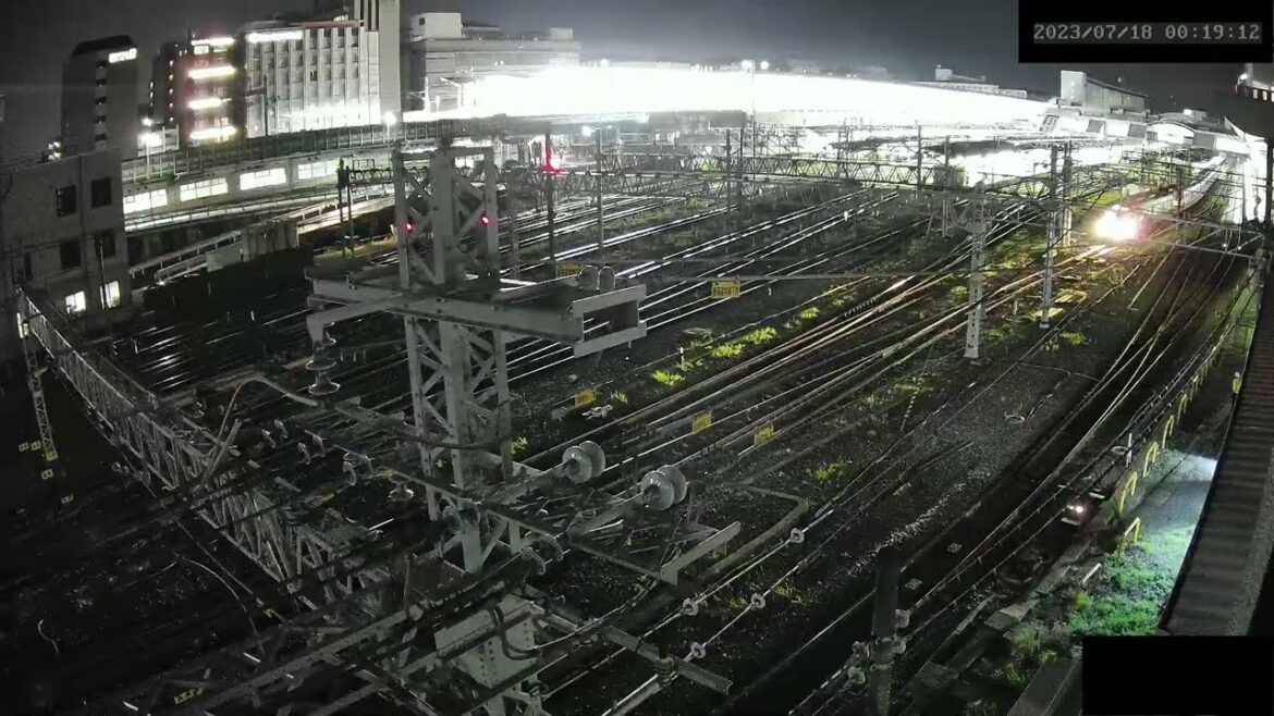 【ARCHIVE】Kyoto Station Live Cam JR京都駅  鉄道ライブカメラ  京都ライブカメラ TrainCam 2023/07/18　0:00～