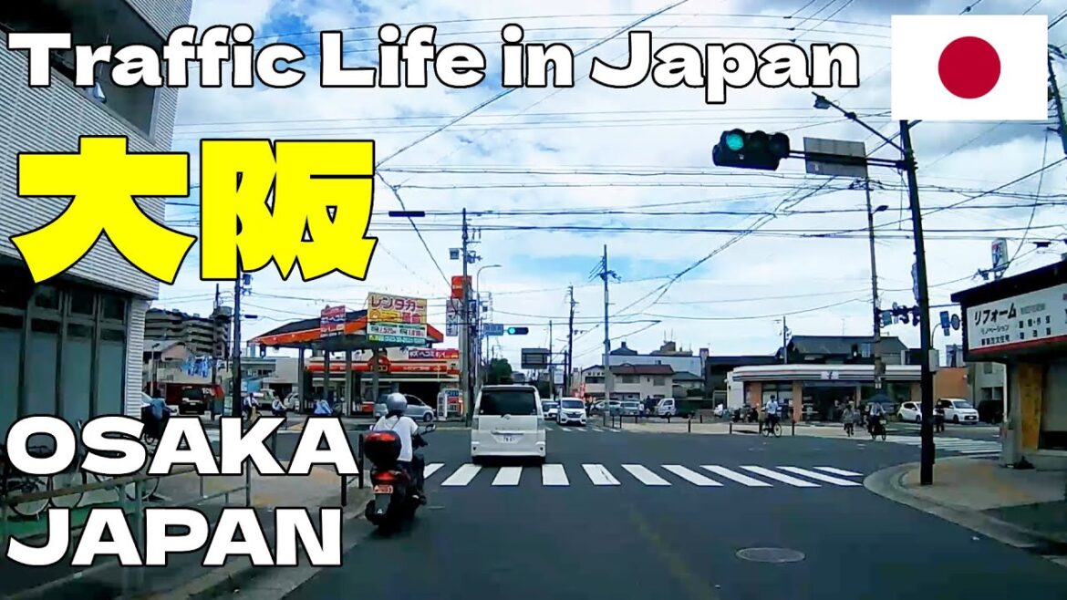 Traffic Life In Japan 2023 – 大阪 OSAKA Japan Road Trip Summer July Street View Life People Traffic Life In Japan 2023 - 大阪 OSAKA Japan Road Trip Summer July Street View Life People