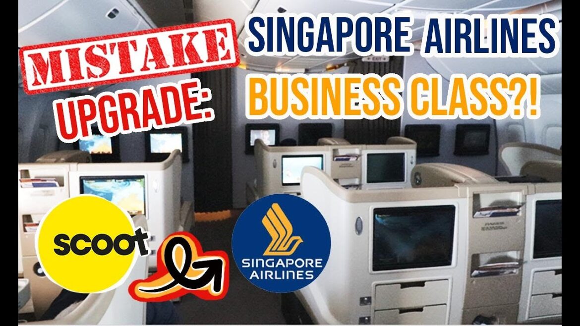 MISTAKE UPGRADE: Scoot Airlines ECONOMY to Singapore Airlines B777-200 BUSINESS CLASS!! | SYD to SIN MISTAKE UPGRADE: Scoot Airlines ECONOMY to Singapore Airlines B777-200 BUSINESS CLASS!! | SYD to SIN