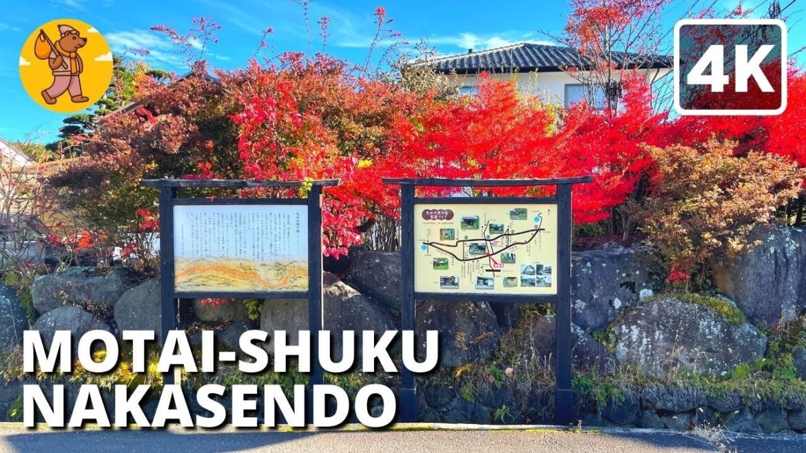 Motai-shuku 中山道 Nakasnedo | 4K Saku Nagano Japan Countryside Walking Tour | 佐久市 茂田井宿 長野県