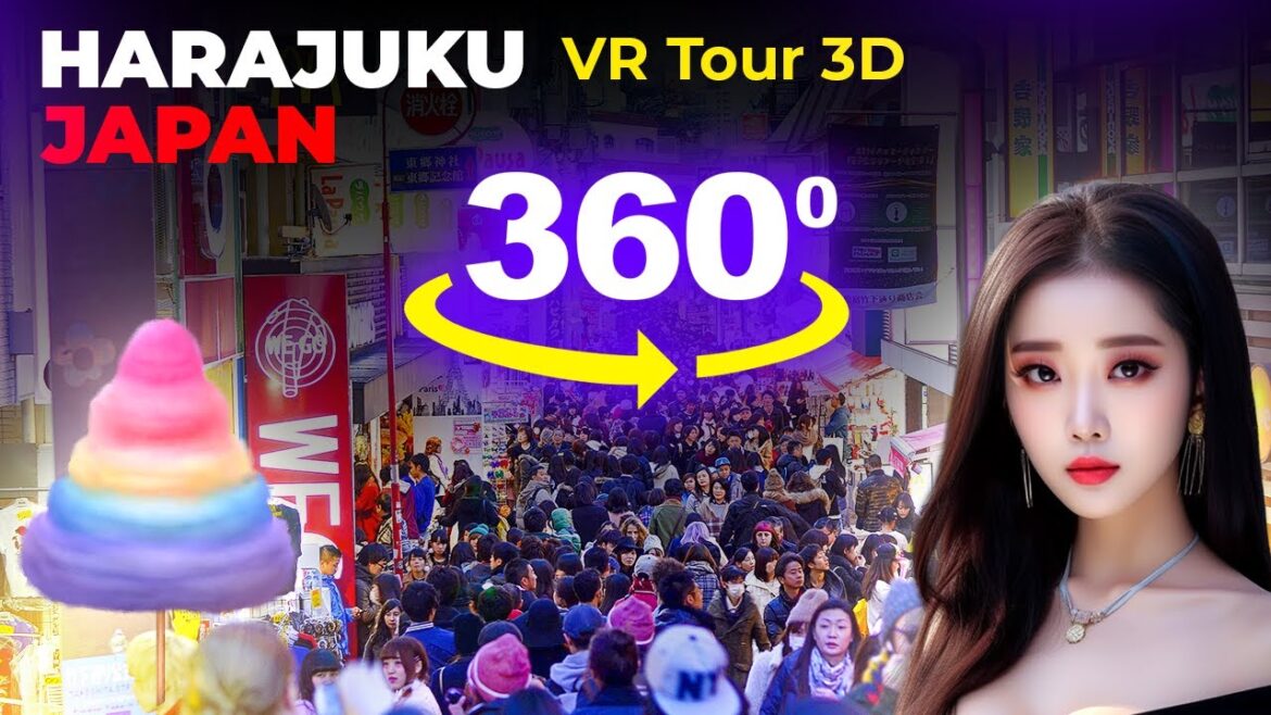Wander Japan's Fashion Shopping and Food Street : Harajuku Tokyo [4K] 360° VR Tour