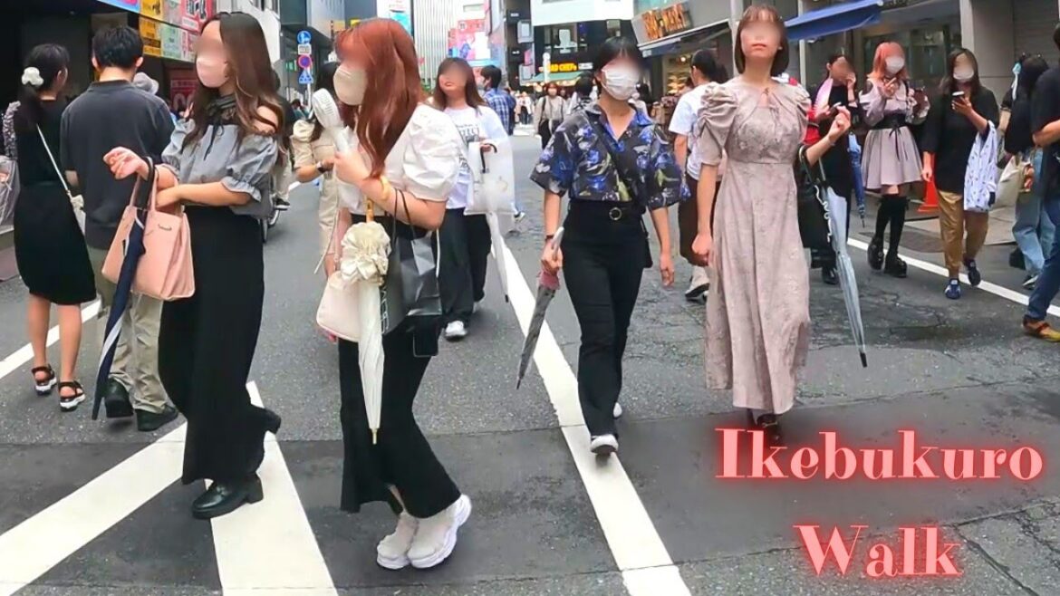 Ikebukuro Tokyo in Japan walk tour. 【4K】7.2023-20