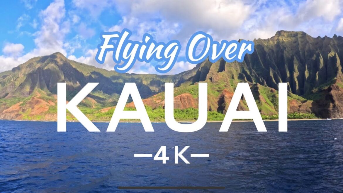 Flying Over Kauai, Hawaii 2023 | 4K Cinematic Aerial Footage | DJI Mini 2 Drone | Relaxation
