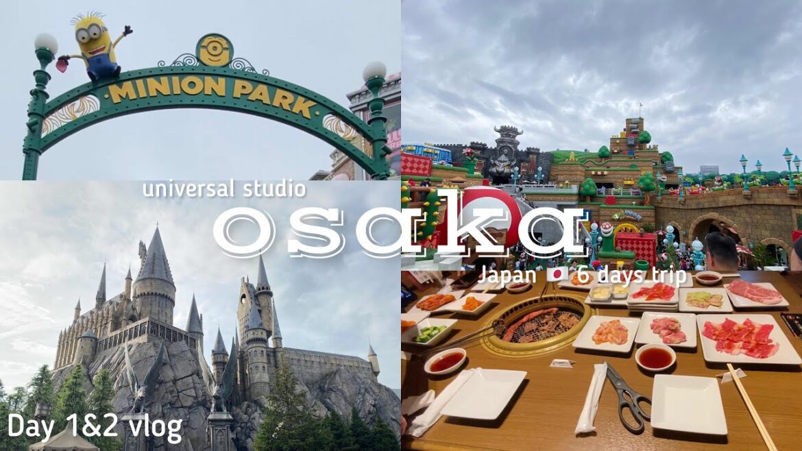 Osaka Japan Trip Universal Studio Day 1&2 Vlog