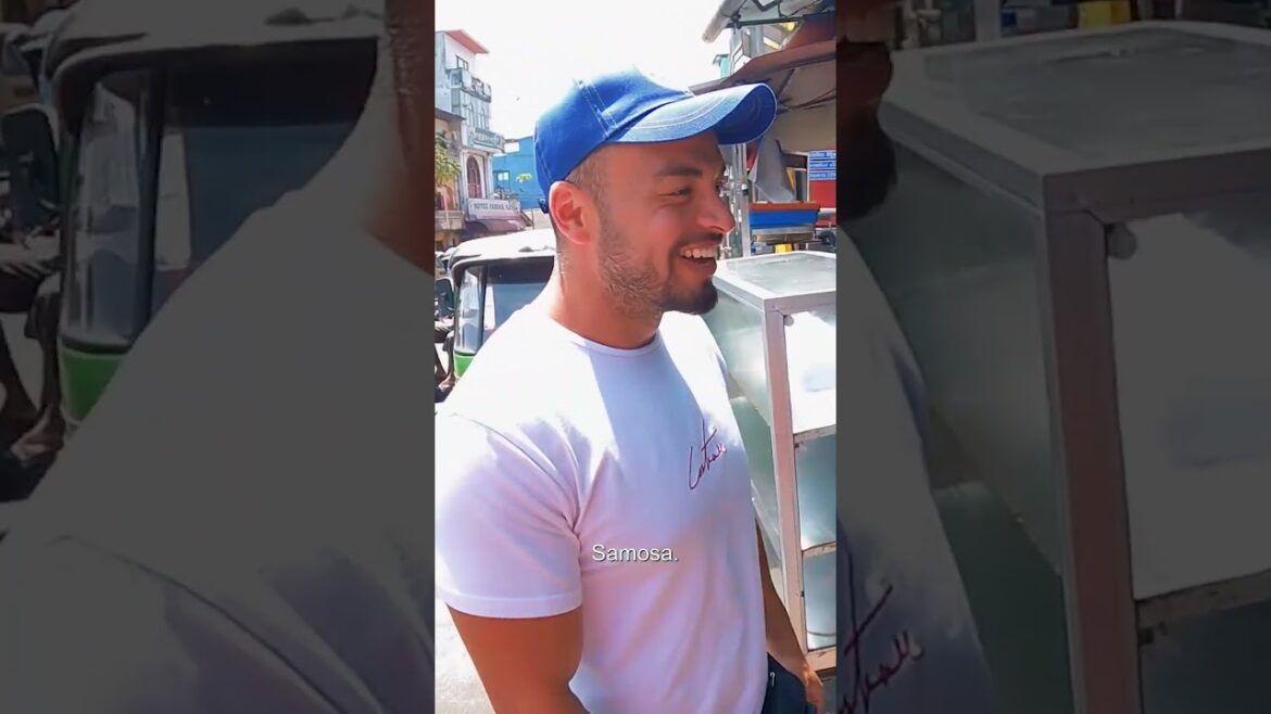 Luke Damant found the world's biggest samosa 😄🇱🇰 #shorts