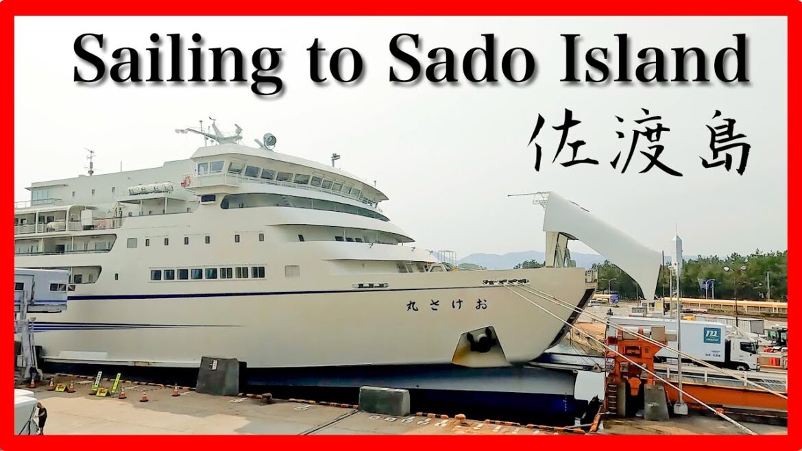 Ferry to Sado Island, built 30 years ago💰gold mine