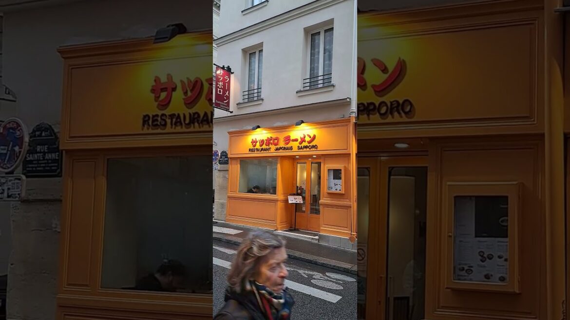 Restaurant Sapporo Ramen in Paris 🇨🇵 #shorts #short #sapporo