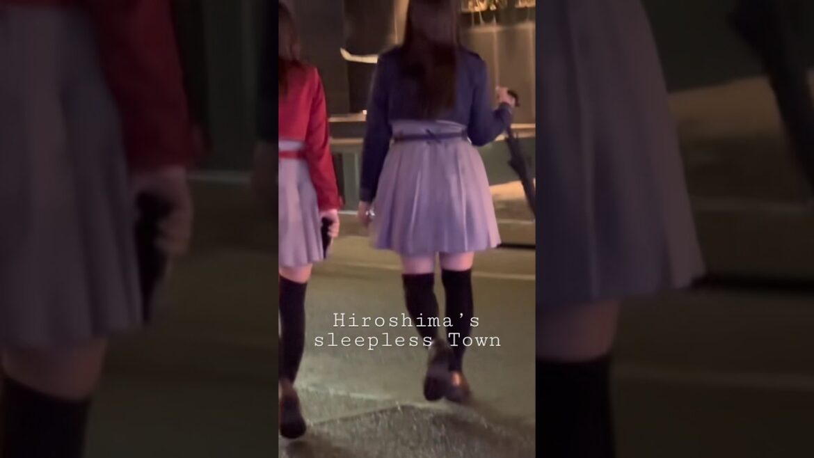 Hiroshima’s sleepless town😍😍Red light area #shorts #japantravel