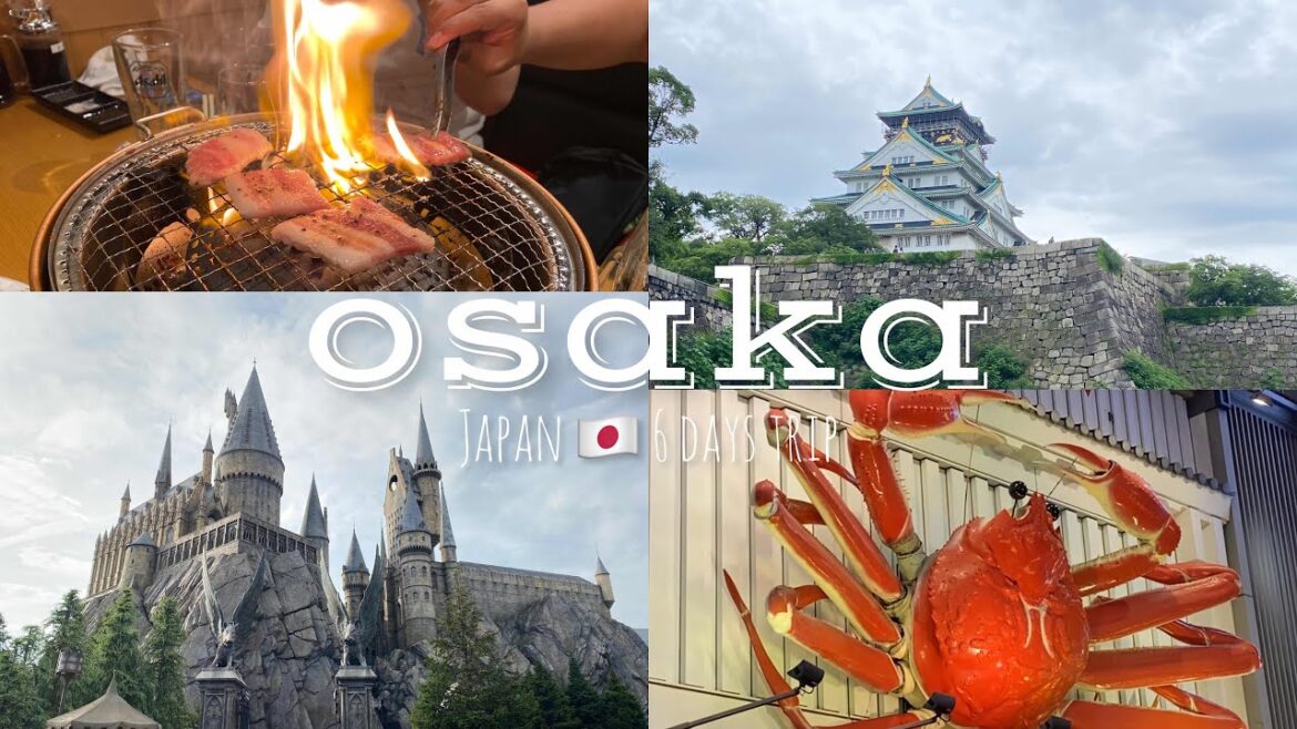 Osaka 🇯🇵 6 days trip vlog