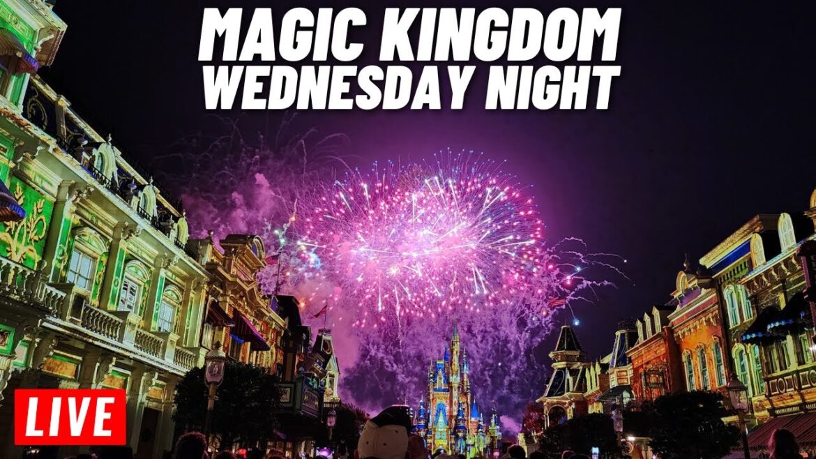 🔴 LIVE: Magical Wednesday at Magic Kingdom Happily ever after fireworks let's have some fun7/19/2023