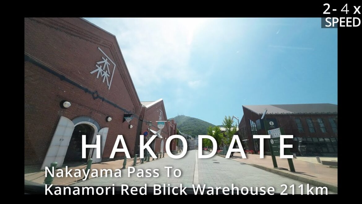 [北海道ドライブ] 中山峠→金森赤レンガ倉庫 211km 4K 2~4倍速