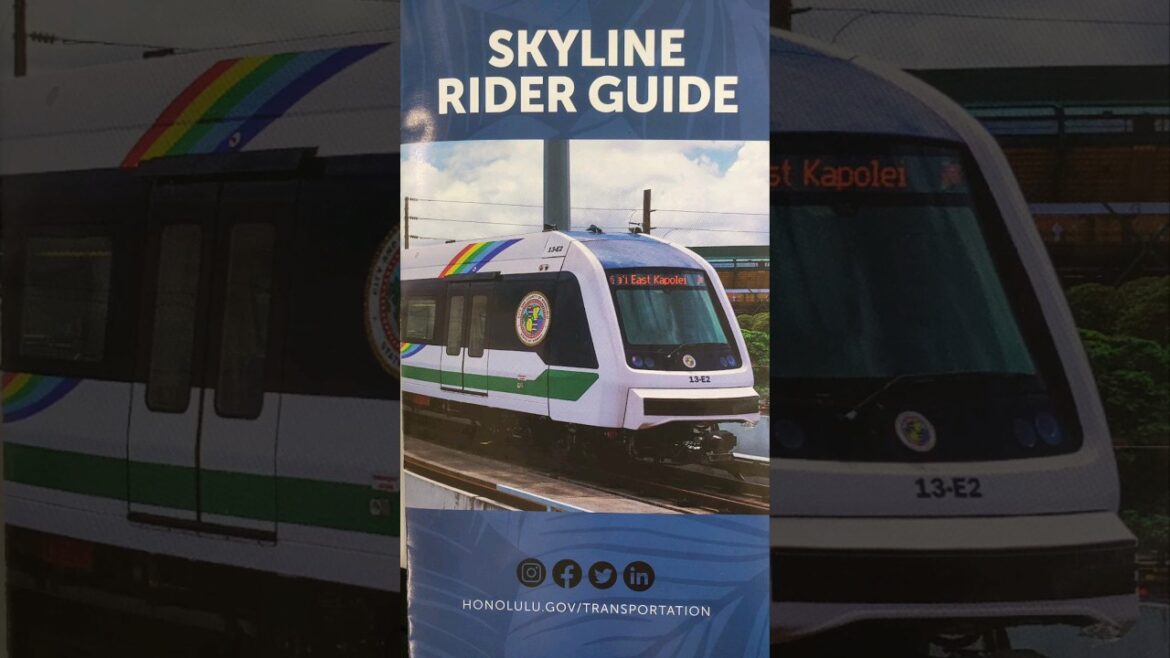 🚝 HOW TO ride the Hawaii Rail | Official Skyline Guide Honolulu Monorail | Rules, Info and Phone