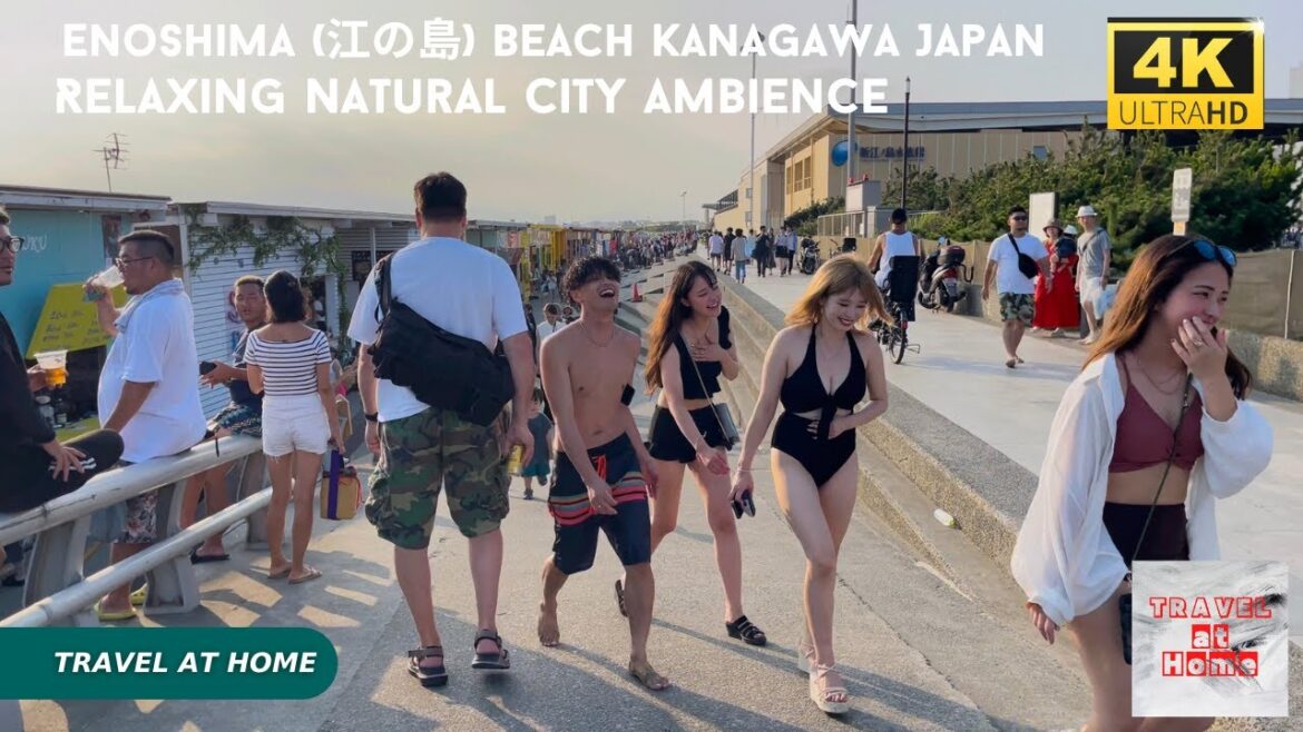 4k hdr japan travel | Walk in the beach of Enoshima (江の島) Kanagawa Japan | Relaxing ambience 4k hdr japan travel | Walk in the beach of Enoshima (江の島) Kanagawa Japan | Relaxing ambience