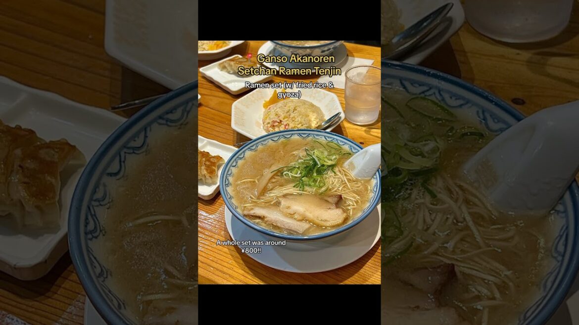 Foods you MUST try in Fukuoka 🍜