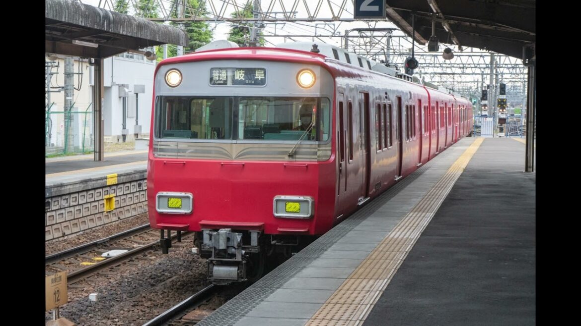 [Sound]Meitetsu Type 6800 Sukaguchi to Gifu (2023 travel to Nagoya-8)
