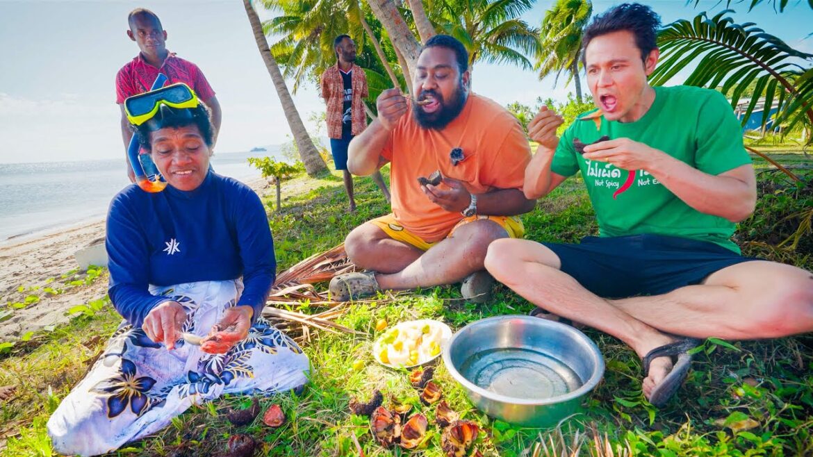 Trying Fiji’s EXOTIC SEAFOOD!! Catch and Cook in Kadavu Island, Fiji 🇫🇯 Trying Fiji’s EXOTIC SEAFOOD!! Catch and Cook in Kadavu Island, Fiji 🇫🇯