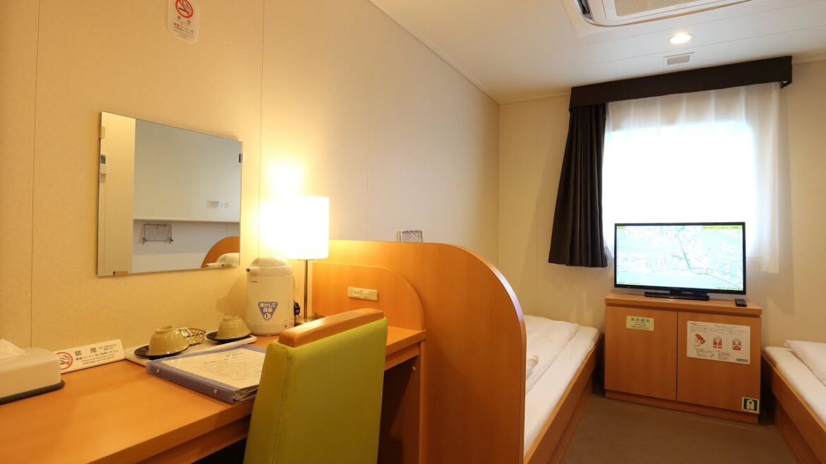Japanese Over Night Ferry Meimon Taiyo Ferry Osaka→Fukuoka, using a private room on the