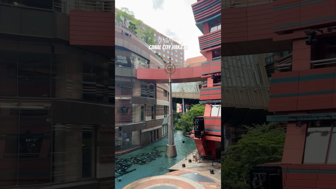 일본여행 후쿠오카 캐널시티 Canal City Hakata #여행 #travel #japan #fukuoka #shorts