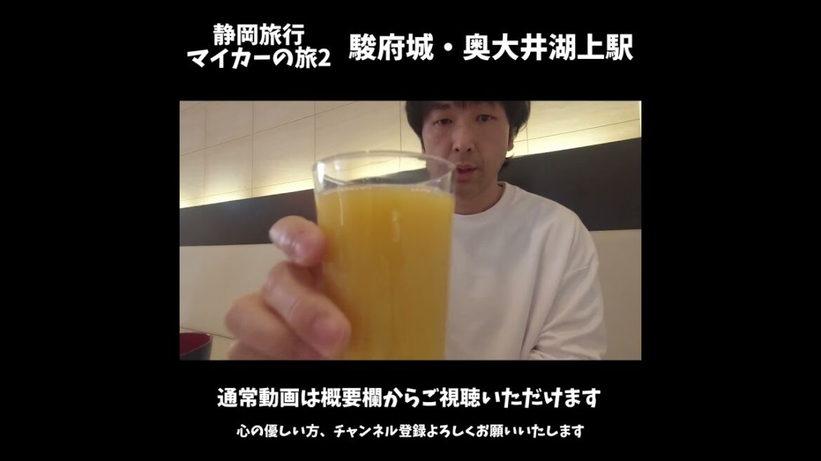 静岡旅行2　沼津 魚がし鮨・駿府城・奥大井湖上駅#shorts