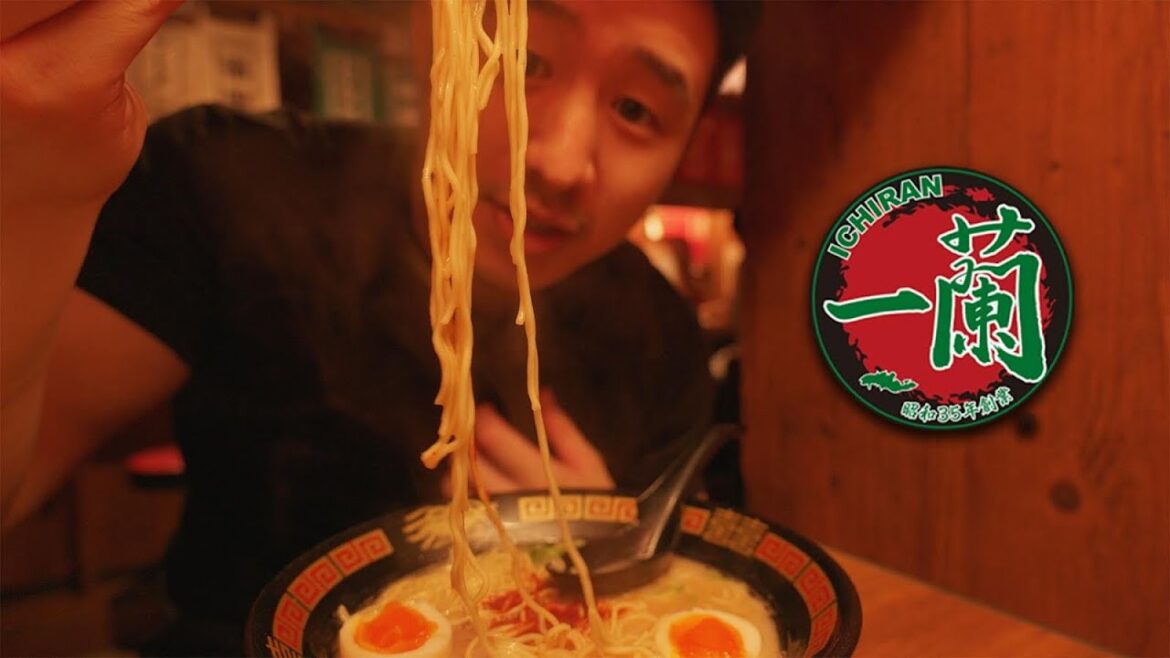 Ichiran Ramen: Most Famous Ramen Restaurant in Japan!! 🍜🇯🇵