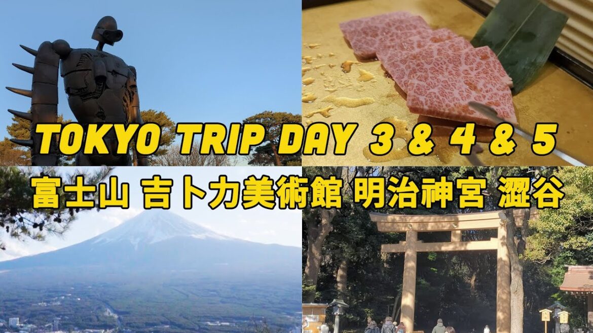 2022 東京過聖誕 Tokyo Trip Day 3 & 4 & 5|富士山、澀谷、三鷹之森吉卜力美術館、明治神宮、六歌仙|Fuji Mountain, Shibuya, Ghibli Museum 2022 東京過聖誕 Tokyo Trip Day 3 & 4 & 5|富士山、澀谷、三鷹之森吉卜力美術館、明治神宮、六歌仙|Fuji Mountain, Shibuya, Ghibli Museum