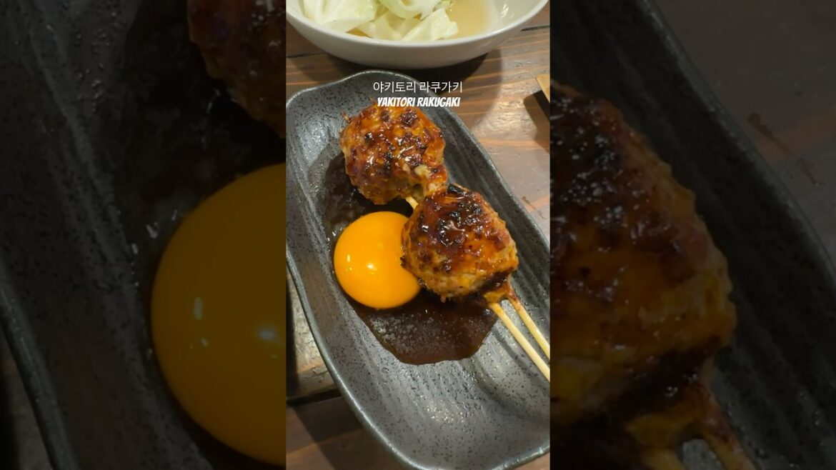 일본여행 후쿠오카 야키토리 라쿠가키 Yakitori Rakugaki #여행 #맛집 #travel #japan #fukuoka #shorts