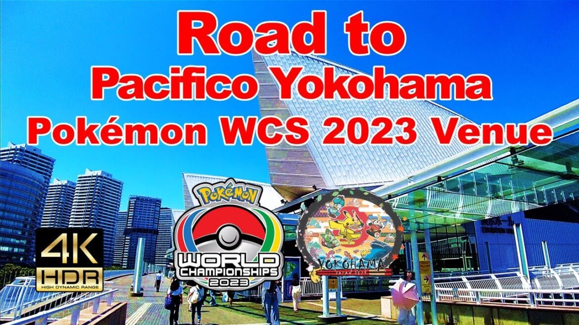 【4K HDR🇯🇵】From Yokohama Station to Pacifico Yokohama / Road to the Pokémon World Championships 2023