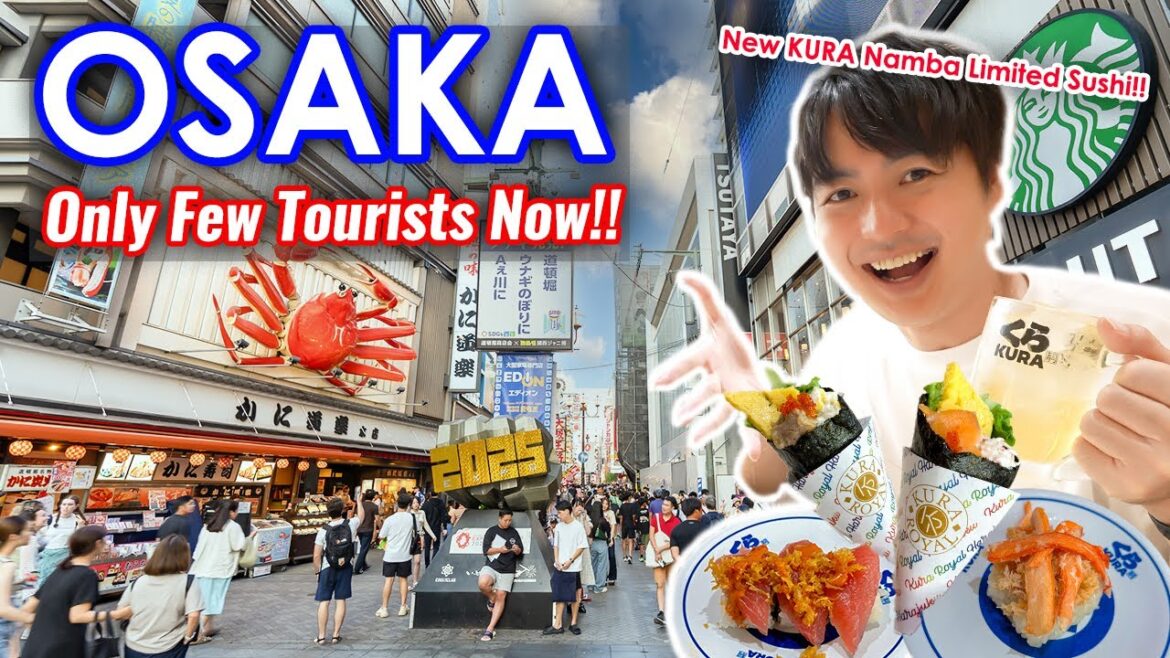 Travel Situation Update from Dotonbori and Shinsekai. New Namba KURA Limited Sushi Ep. 412 Travel Situation Update from Dotonbori and Shinsekai. New Namba KURA Limited Sushi Ep. 412