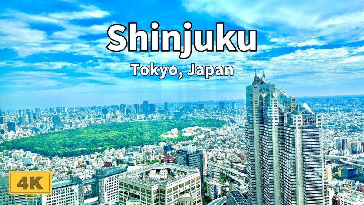 [4K] Metropolitan Government Building, Walking from Shinjuku Station, Tokyo | JAPAN Walking Tour