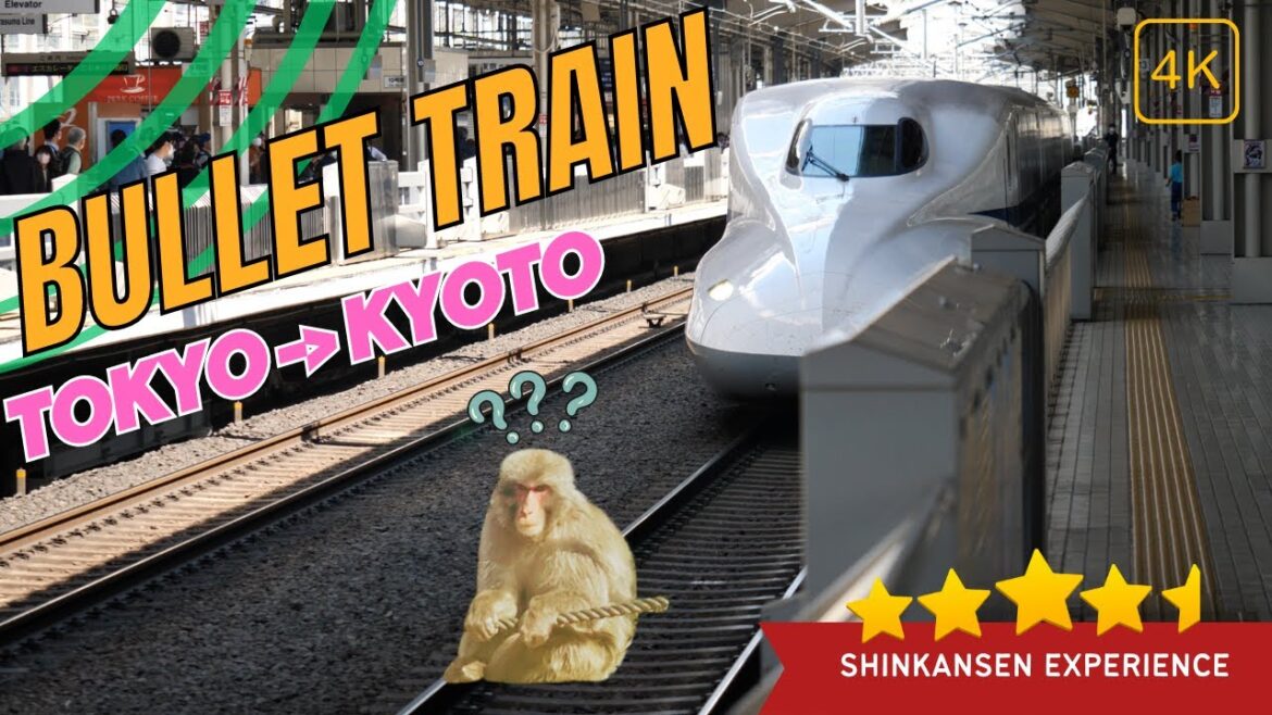 Inside Bullet Train Japan at Full Speed | Tokyo to Kyoto 2023 #shorts #bullettrains #japan