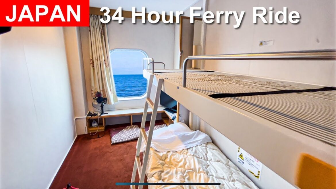 34 Hour Ferry Ride With Vending Machine Food From Tokyo To Fukuoka [2 nights 3days]
