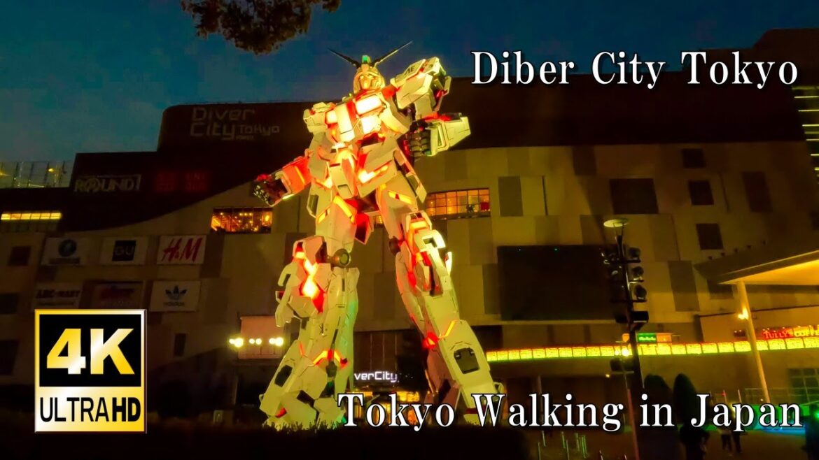 4K Japan Walk in japan Diver City Tokyo Plaza Walk /1hours 4K Japan Walk in japan Diver City Tokyo Plaza Walk /1hours