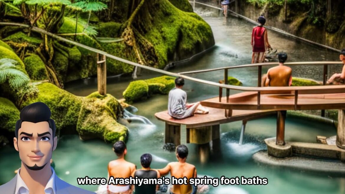 Where can you experience famous hot springs in Japan