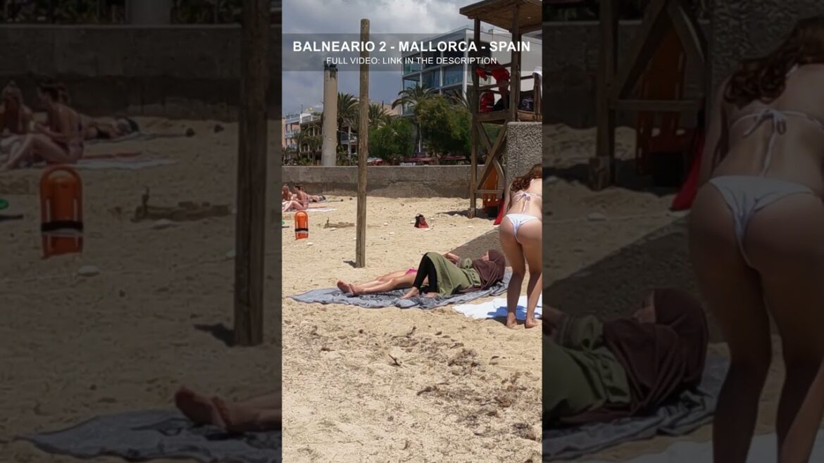 Explore the scenic of Balneario 2, Playa de Palma, Mallorca, Spain through a 4K Beach Walking Tour Explore the scenic of Balneario 2, Playa de Palma, Mallorca, Spain through a 4K Beach Walking Tour