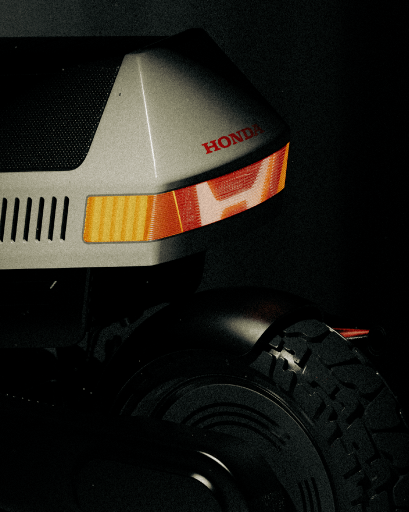 Teaser shots of the Honda Moto-Grompo 125 concept