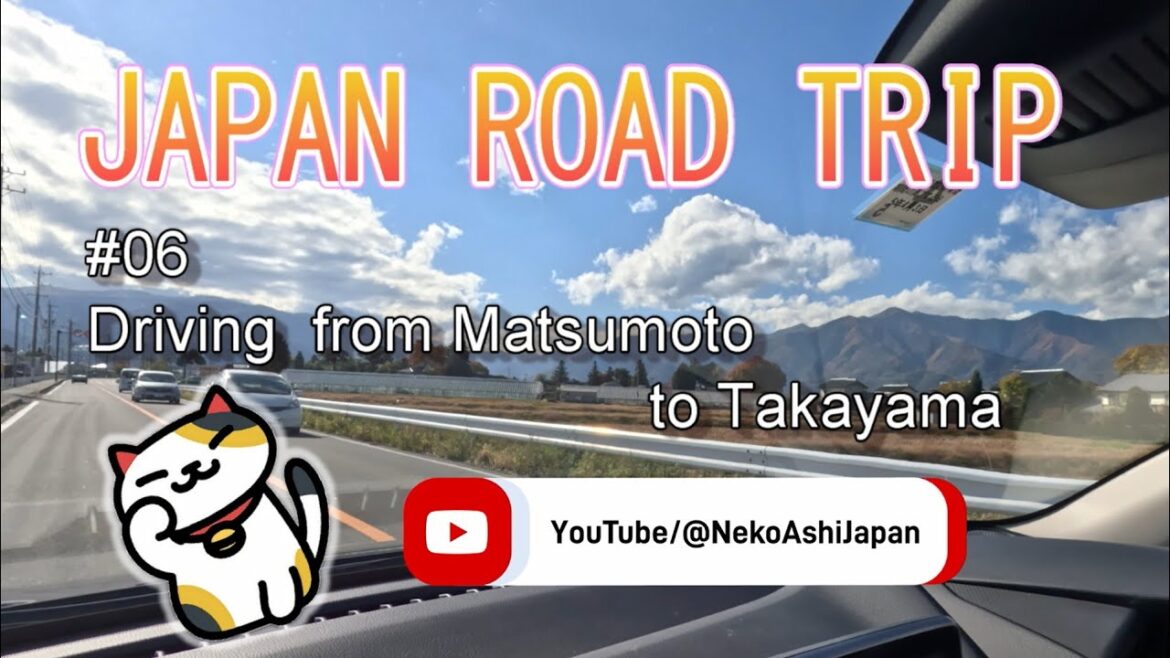 Driving in Japan - Matsumoto to Takayama