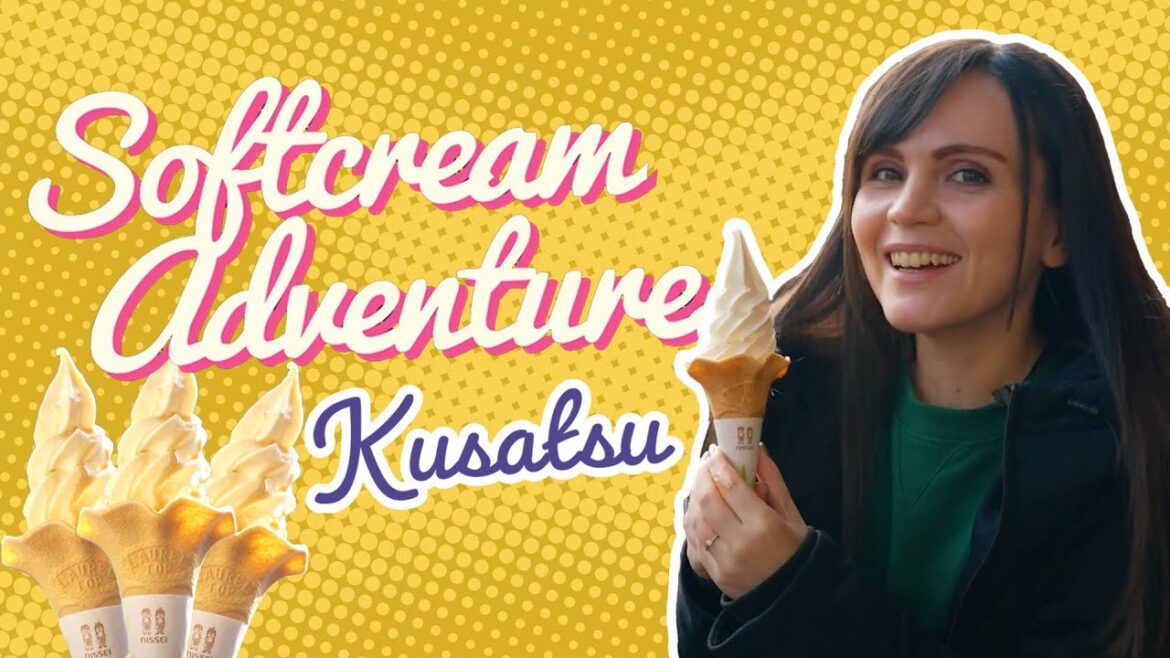 Trying Kusatsu's Hot Spring-inspired Softcream Flavors | Softcream Adventures 🍦