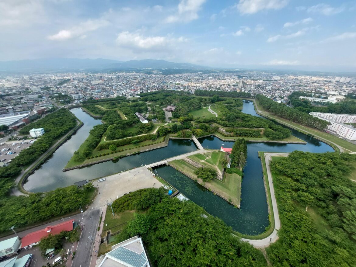 Goryōkaku from Goryōkaku Tower - Hakodate, Hokkaido