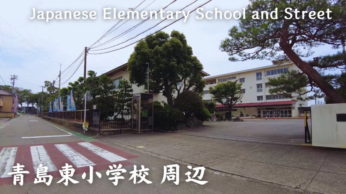 【4K】青島東小学校周辺 – Japanese Elementary School and Street / Walking tour / Japan / DJI Pocket 2 【4K】青島東小学校周辺 - Japanese Elementary School and Street / Walking tour / Japan / DJI Pocket 2
